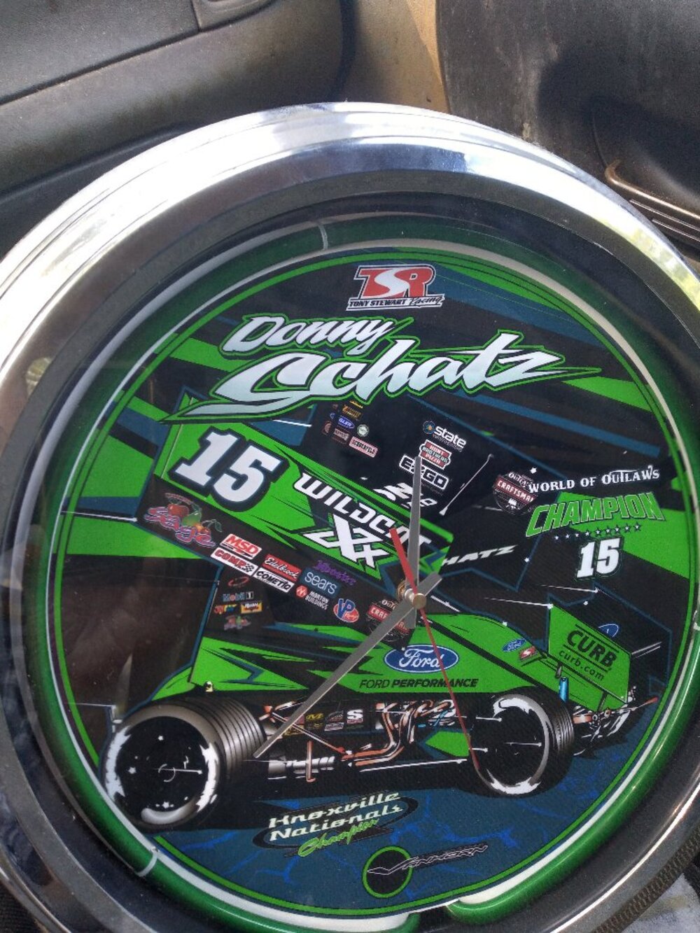 Motor Sports Novelty Wall Clock
